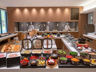 朝食ビュッフェ