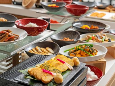 朝食ビュッフェ