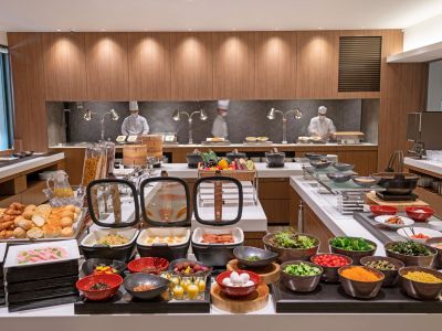 朝食ビュッフェ