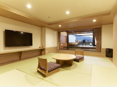 露天風呂付客室「山水亭/和室」の一例
