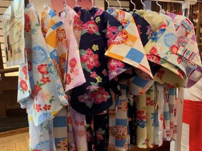 お子様用色浴衣（イメージ）