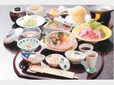 新館雲松庵専用夕食一例