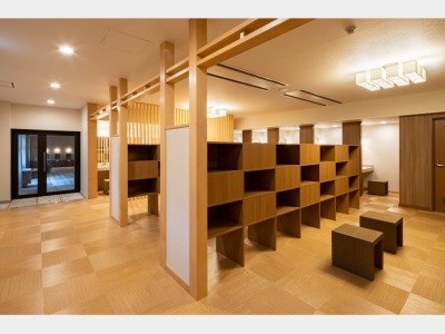 大浴場　脱衣所