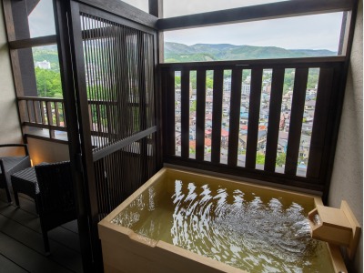 客室露天風呂（一例）