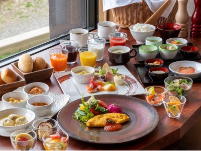 朝食バイキング（一例）