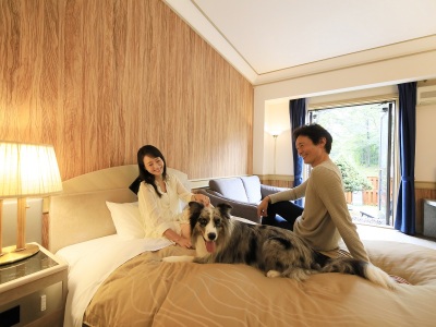 【ガーデンツインルーム】定員2名／28平米／バストイレ付／WiFi完備／禁煙