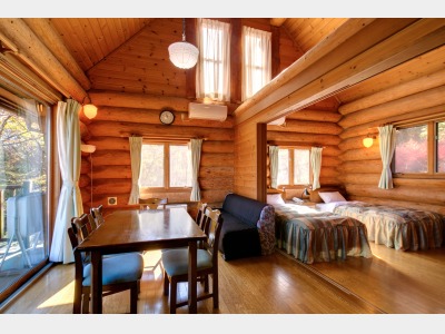 ログハウス和洋室（洋室側）