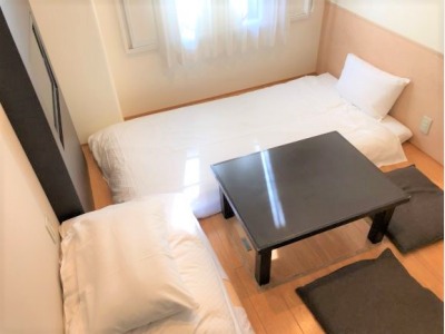 フラットルーム 2名様利用 (お布団 2組)　12㎡