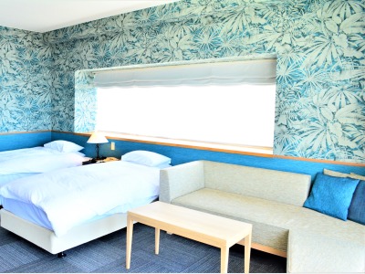 【禁煙】洋室ＤＸツイン40㎡・バス,トイレ付☆角部屋☆全室海側