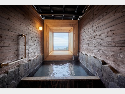 雄大な太平洋が一望！海の見える露天風呂☆