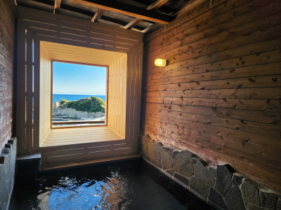 雄大な太平洋が一望出来る露天風呂