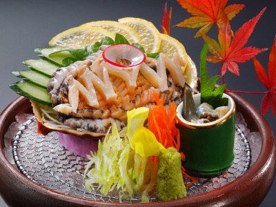 あわびのお刺身