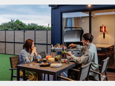 ヴィラ棟　BBQ設備イメージ
