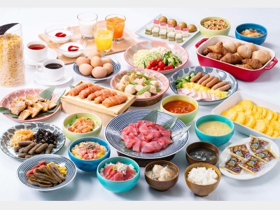 朝食バイキング