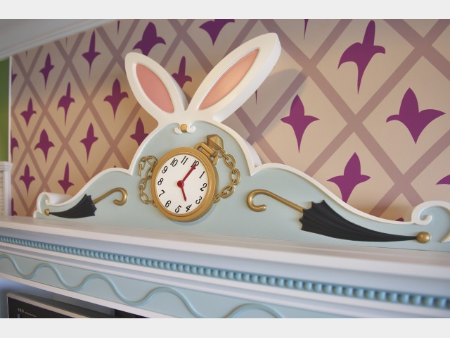 東京ディズニーランド（Ｒ）ホテル ディズニーふしぎの国のアリスルームのモチーフ（一例）