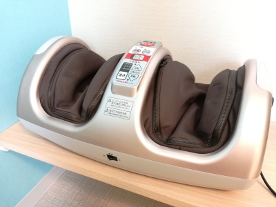 全室にフットマッサージャー完備