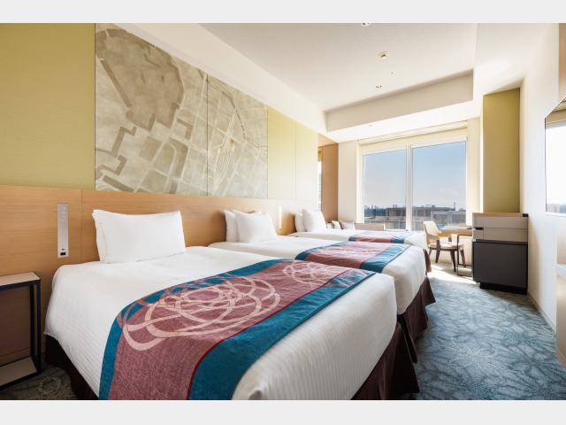 ホテルメトロポリタン　丸の内 客室一例（ｰUTSUROIｰ トリプル）