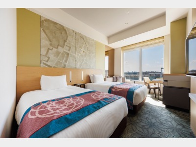 客室一例（ｰUTSUROIｰ ツイン）