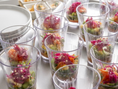 朝食(カップサラダ)