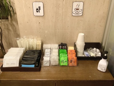アメニティ＆コーヒーとお茶