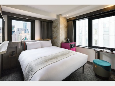 ＜客室＞【コーナーダブル】17.9〜18.7平米 ベッド幅160cm