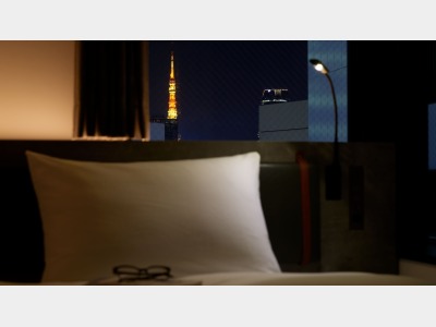  高層階の一部客室からは東京タワーの眺望をお楽しみいただけます
