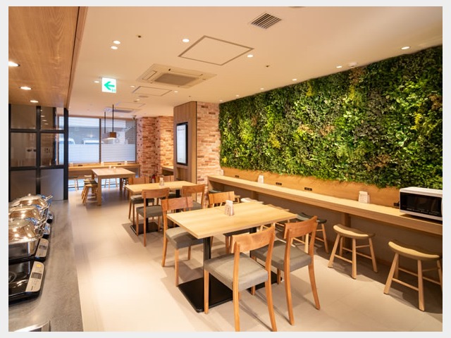 スーパーホテル新橋・烏森口 朝食コーナー