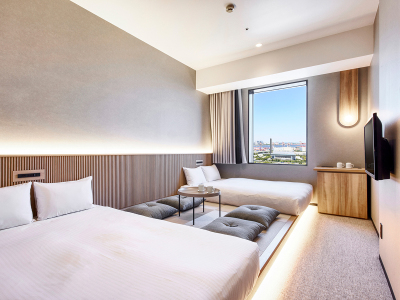 和モダンツイン｜21～23平米／定員4名／ベッド幅140cm×2台 【リニューアル】