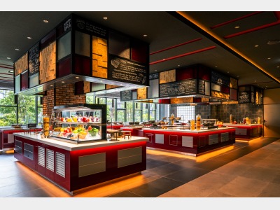 レストラン　ブッフェボード