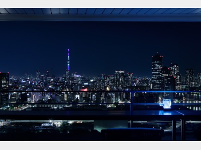 【プライベートサロン】　25階 テラス席からの夜景