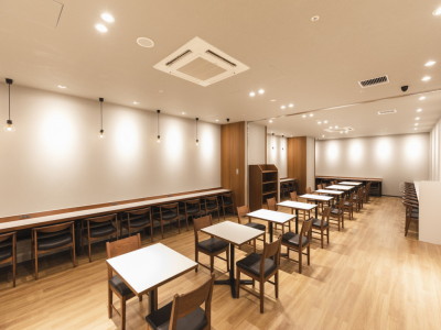 朝食会場