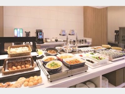 朝食ビュッフェ