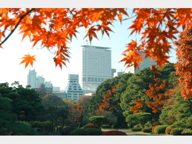 小田急ホテルセンチュリーサザンタワー 新宿御苑より眺む外観（イメージ）