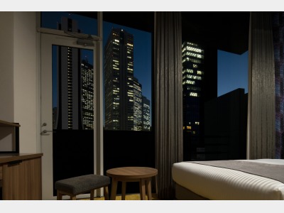 【禁煙】スーペリアビューツイン／夜の眺望