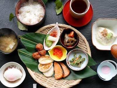 朝食バイキング一例