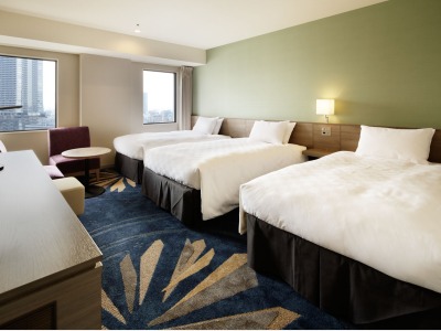 シティフロアツインルームA+エキストラベッド