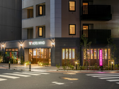 【外観】ホテル外観（夜）