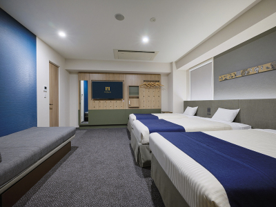 ファミリールーム（3名利用時イメージ）