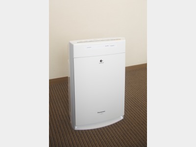 加湿機能付空気清浄機 全室完備