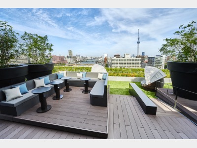 宿泊者専用ラウンジ