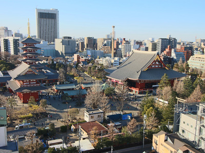 浅草寺まで徒歩約1分！