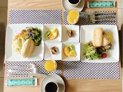 朝食プレート