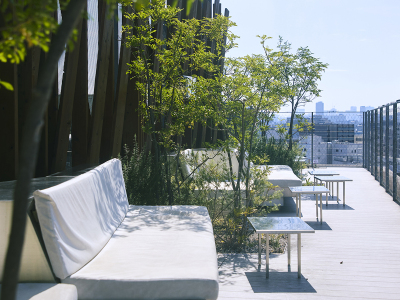 @rooftop｜180°のパノラマビューが広がります。