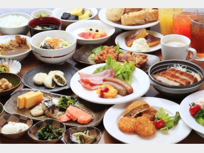 朝食ビュッフェ