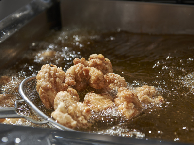 朝食メニュー(揚げたてからあげ)