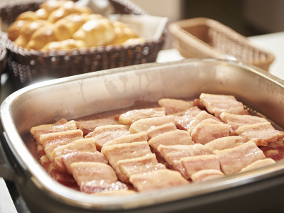 朝食メニュー(肉類)