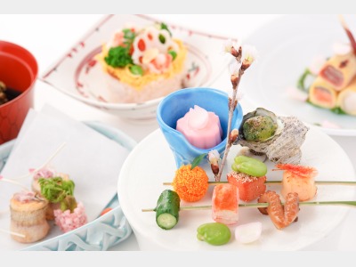 1F「日本料理　縁（ゆくり）」懐石料理一例