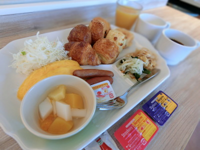 朝食一例(洋食)