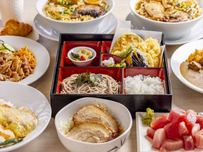 6店舗の中から対象の定食をお選びいただけます