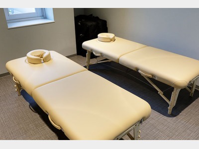 アスリート向け設備「マッサージルーム」